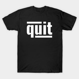 White quit T-Shirt